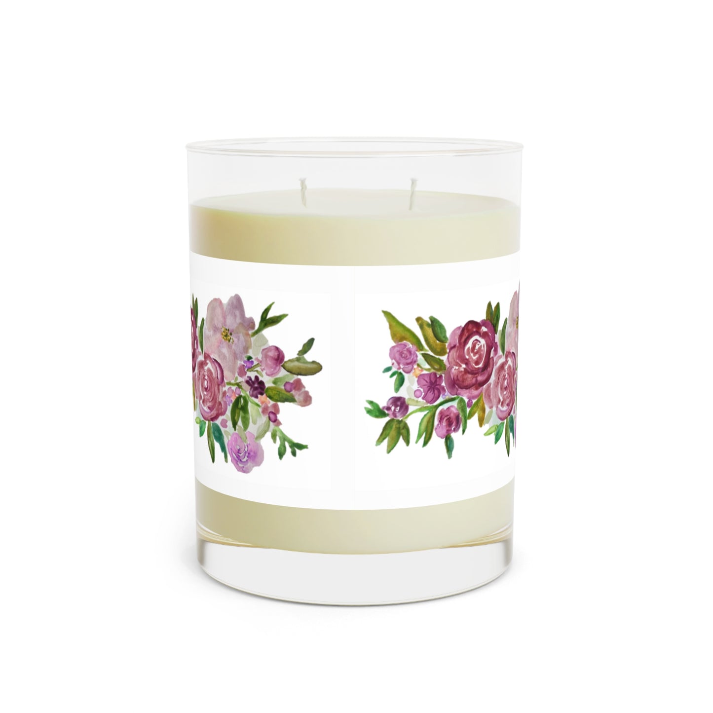 Relaxing Eco-Friendly Gift for Mom Aromatherapy Mother's Day Floral Scented Candle - Full Glass, 11oz