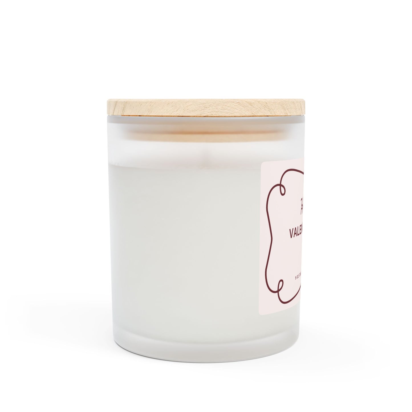 Valentine's Day Gift For Her You Make My Heart Melt Candle Gift, Dating Gift, Valentine Gift Frosted Glass Candle, 11oz