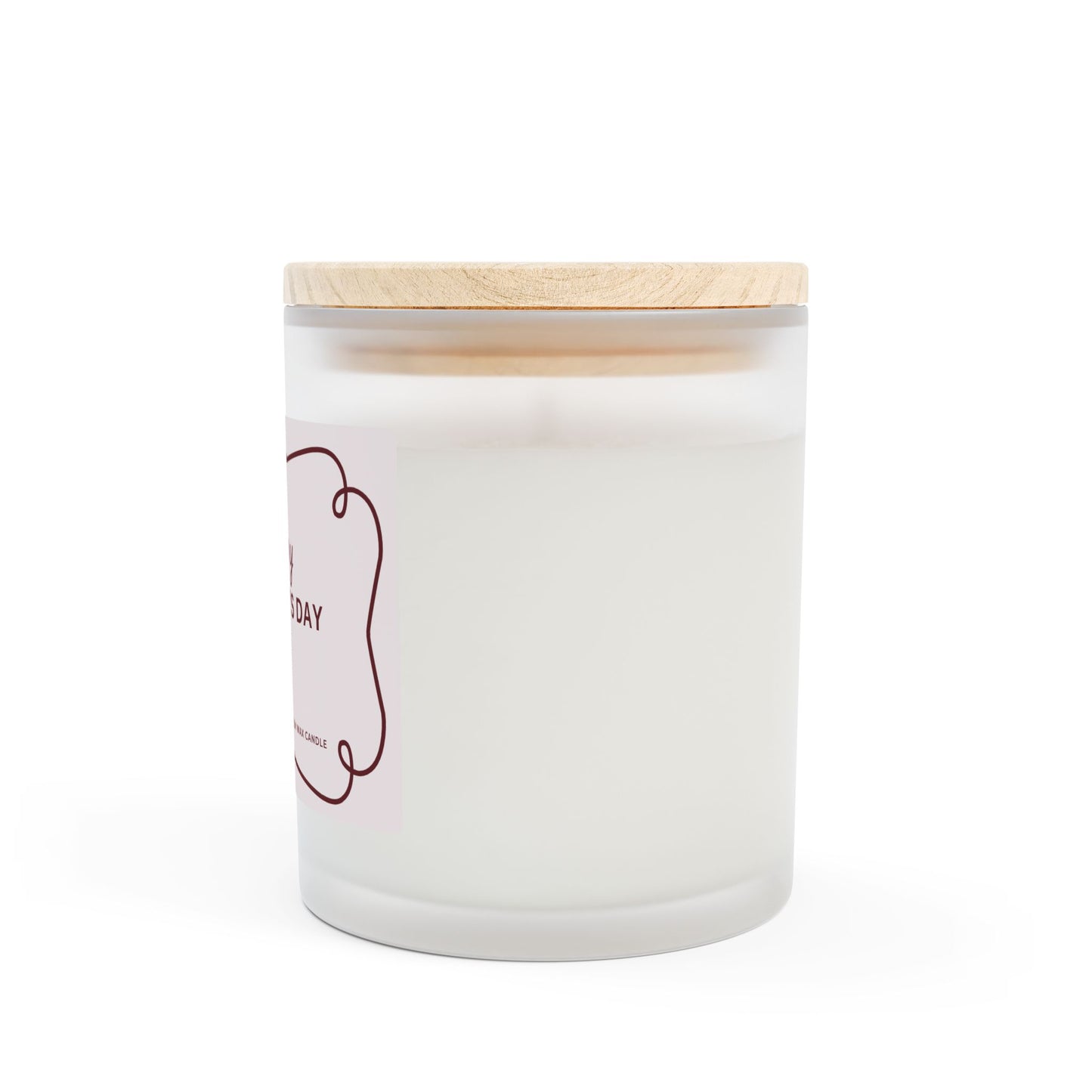 Valentine's Day Gift For Her You Make My Heart Melt Candle Gift, Dating Gift, Valentine Gift Frosted Glass Candle, 11oz