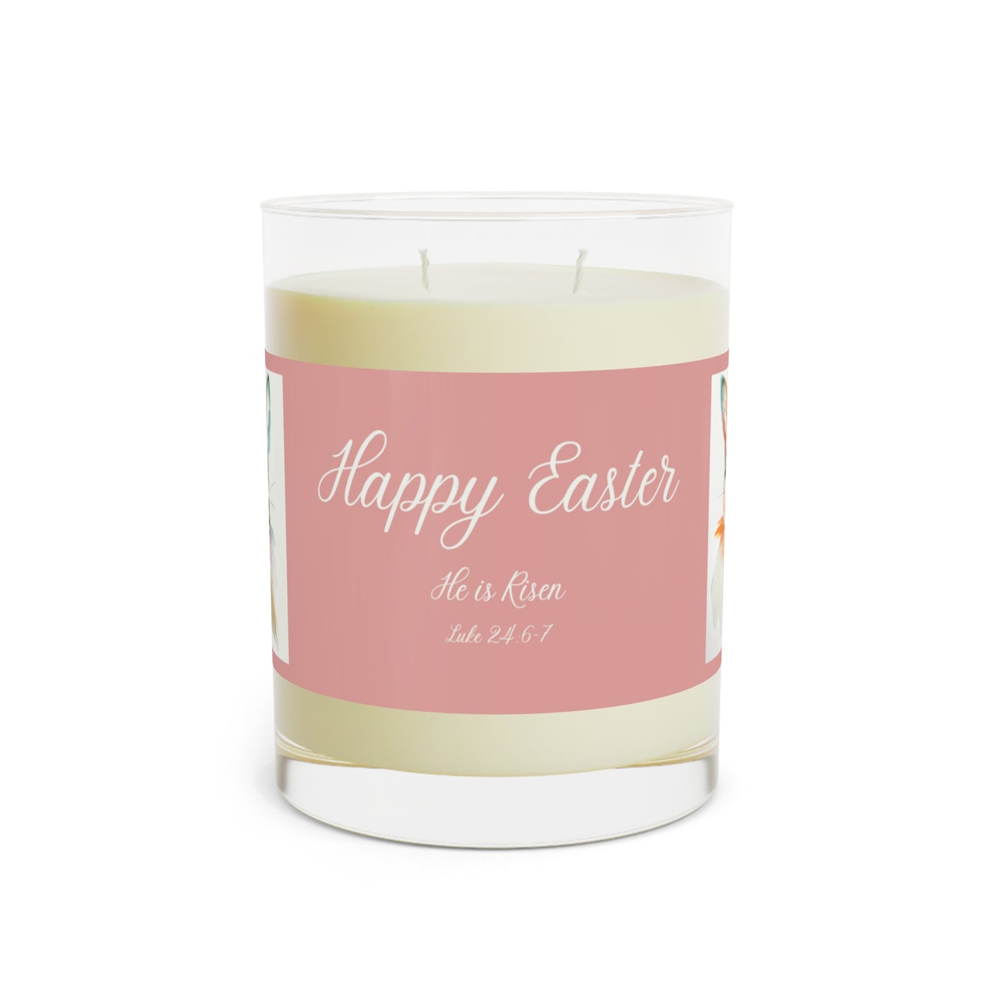 Wing Light Art Designs Happy Easter Bunny Scented Candle - Full Glass, 11oz