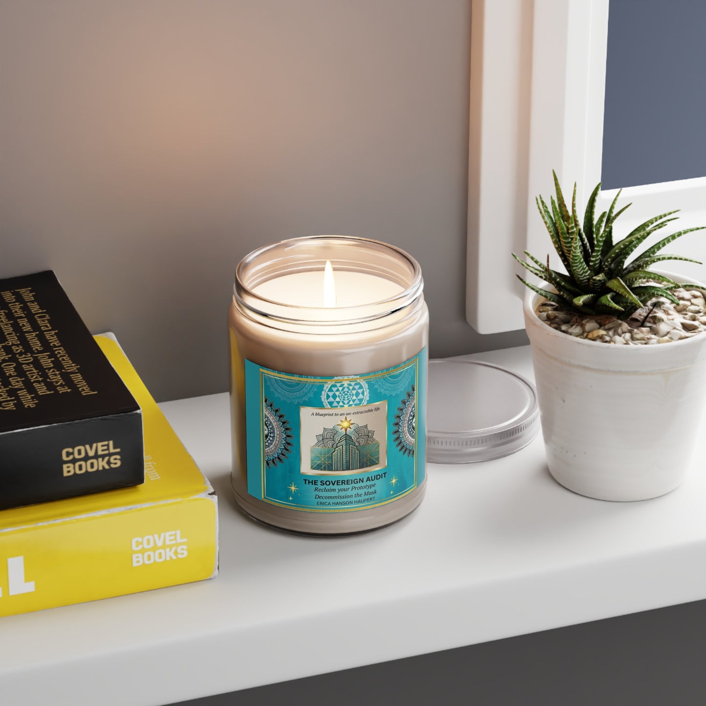 The Sovereign Audit Scented Soy Candle - 9oz (White Lid)