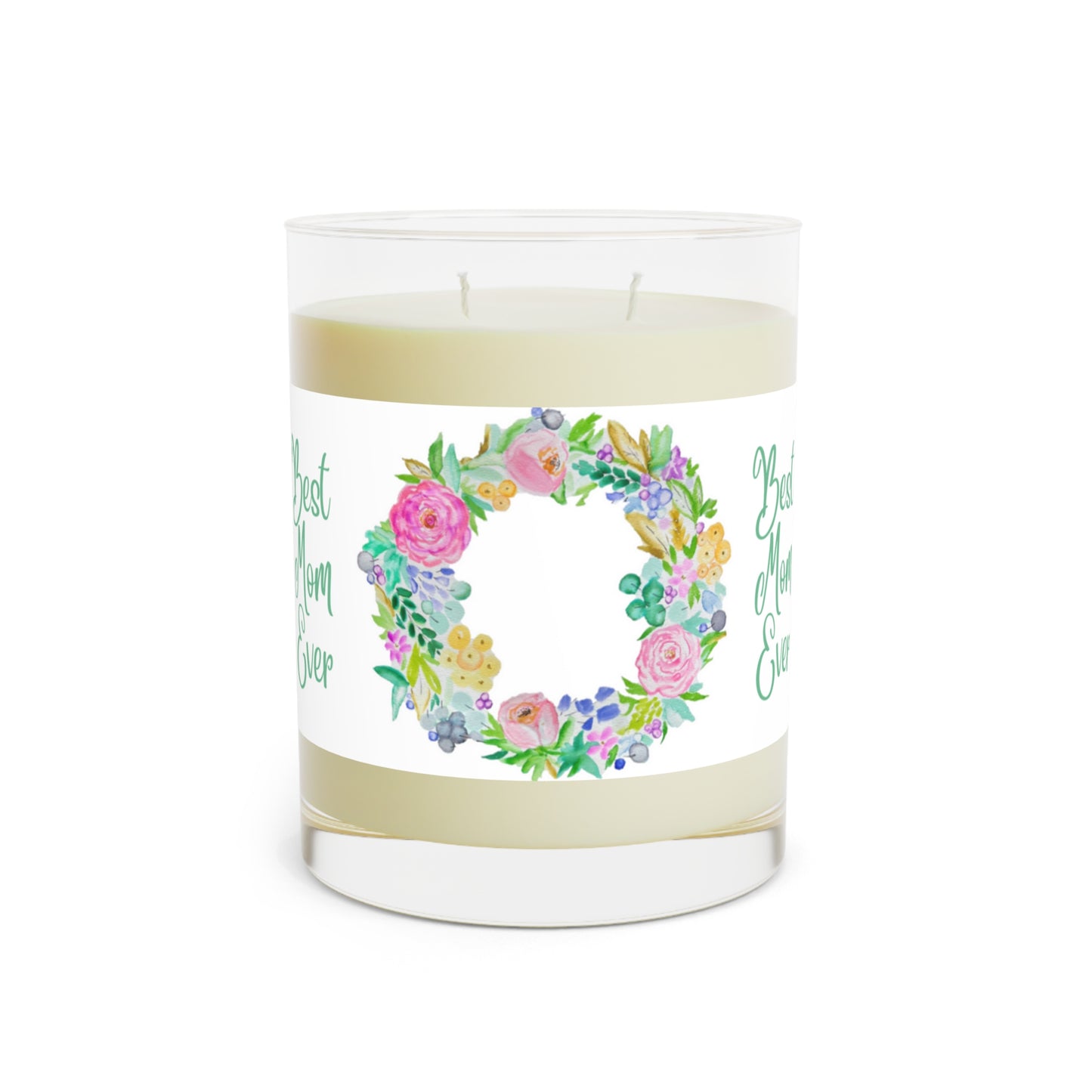 Mother’s Day gift Aromatherapy Soy Candle Gift for Best Mom Ever Scented Soy Candle - Full Glass, 11oz