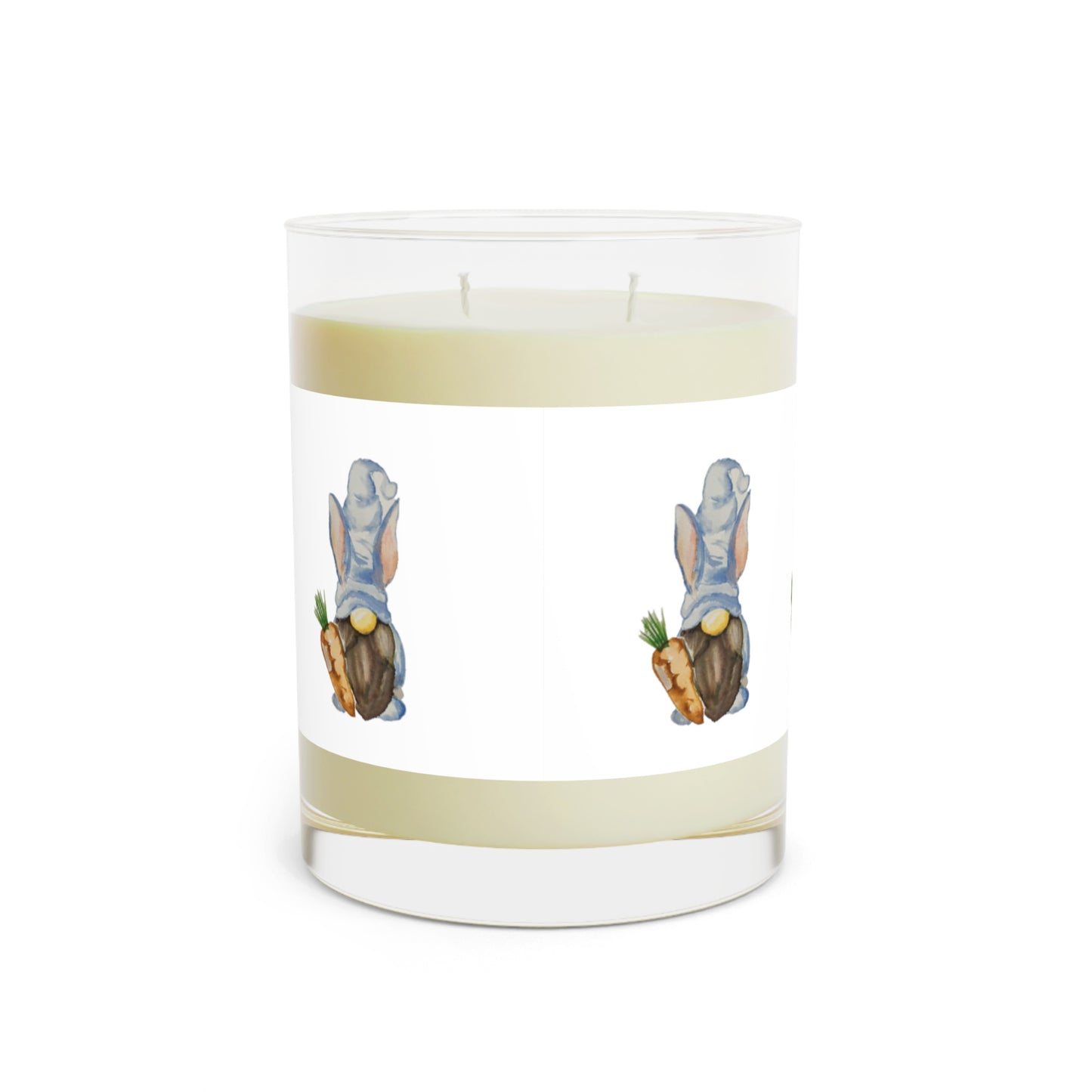 Wing Light Art Designs Happy Easter Blue Gnome Scented Candle - Full Glass, 11oz
