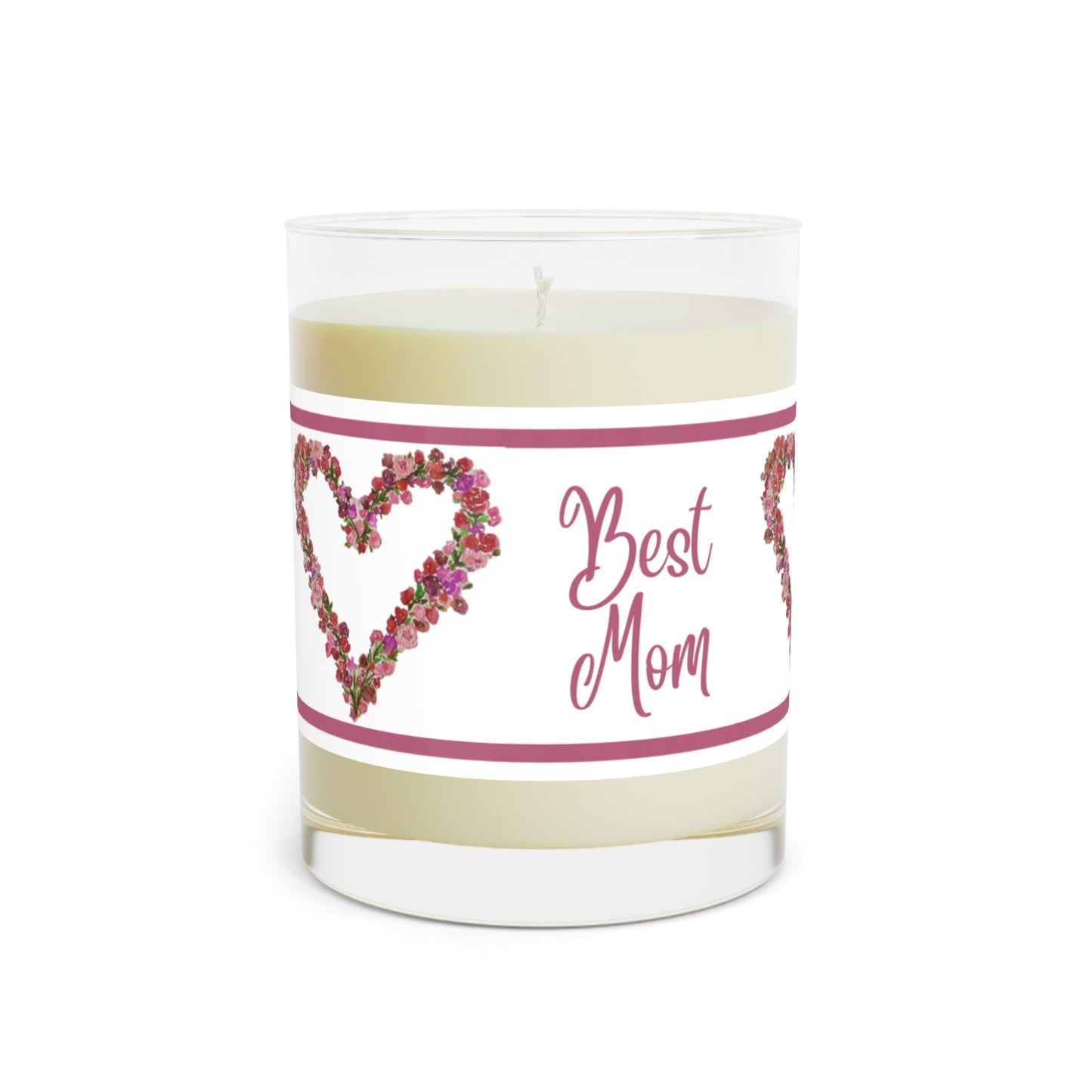 Eco-Friendly Long-Lasting Soy Candle for Best Mom Gift Scented Aromatherapy Candle - Full Glass, 11oz