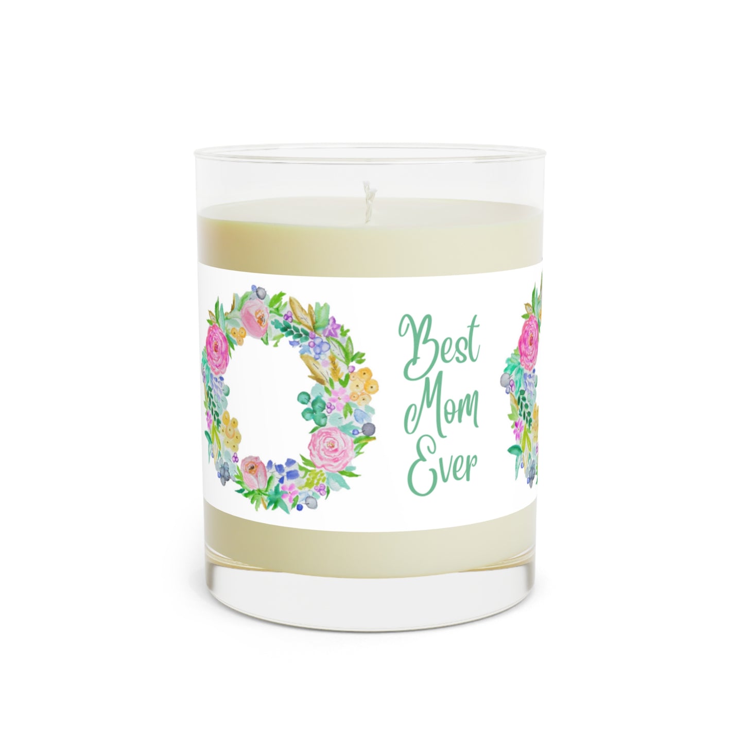 Mother’s Day gift Aromatherapy Soy Candle Gift for Best Mom Ever Scented Soy Candle - Full Glass, 11oz
