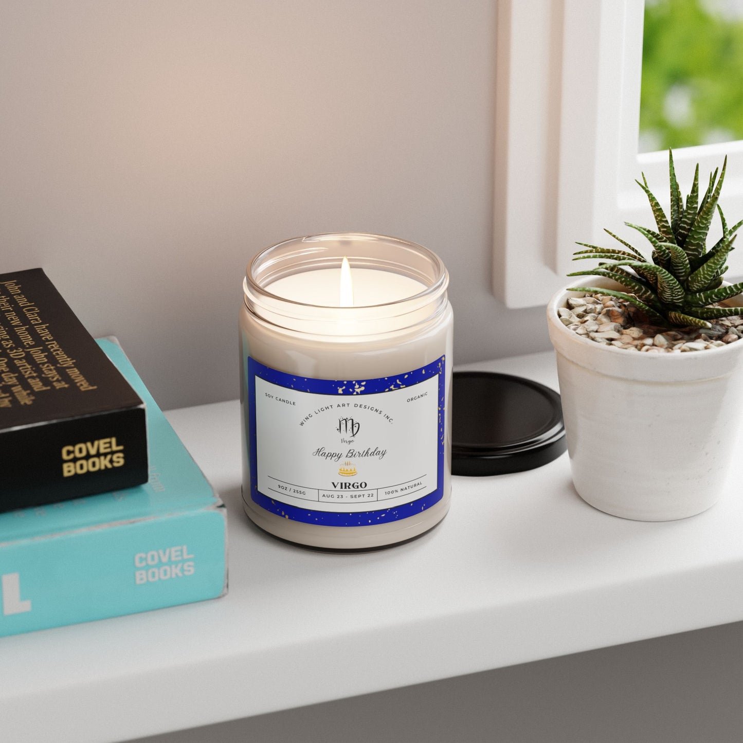 Virgo Birthdate Candle, Custom Birth Month Candle Gifts for Her, Gift, Astrology Candle, Birth Month Zodiac Gift Scented Soy Candle