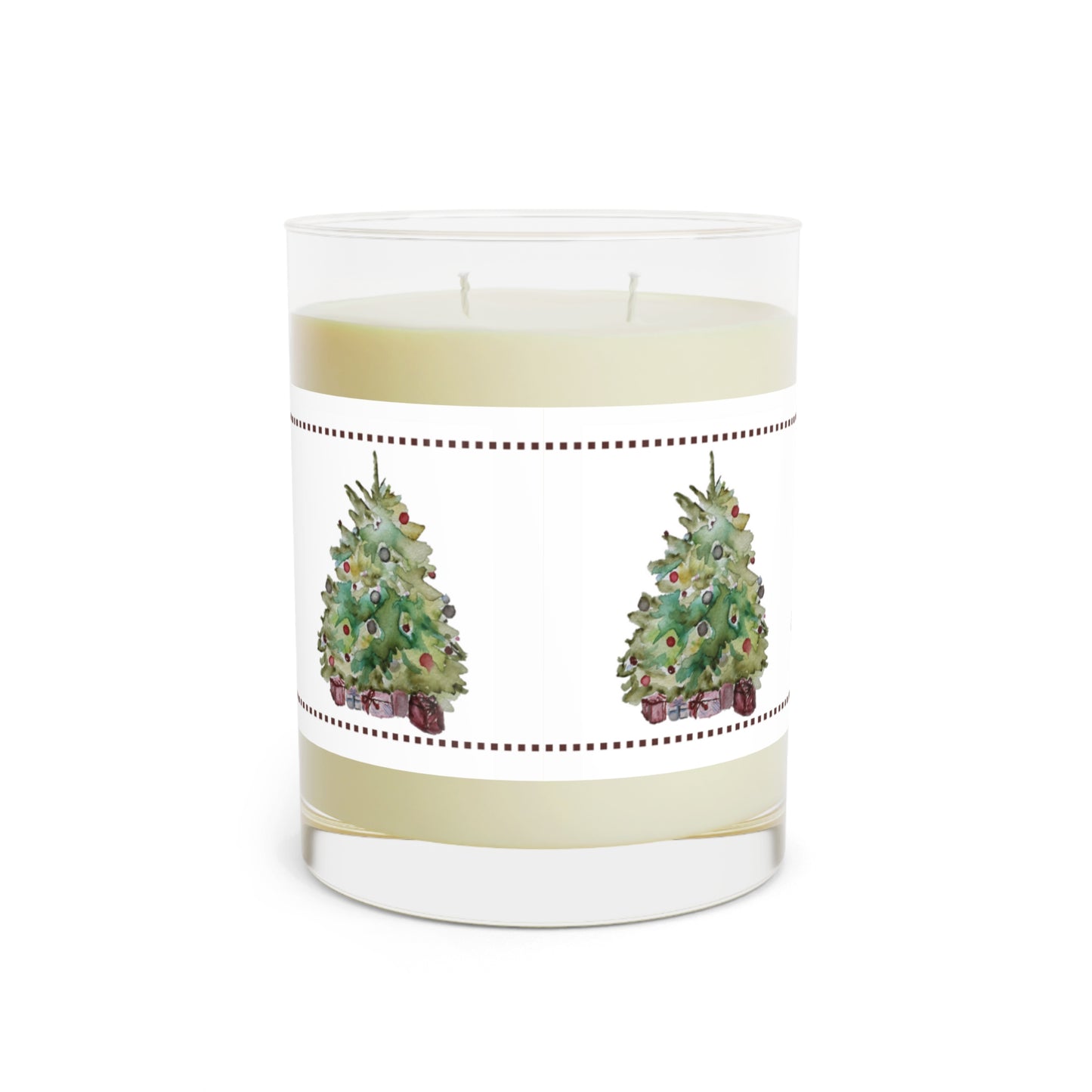 Happy Holidays Scented Candle - Full Glass, 11oz