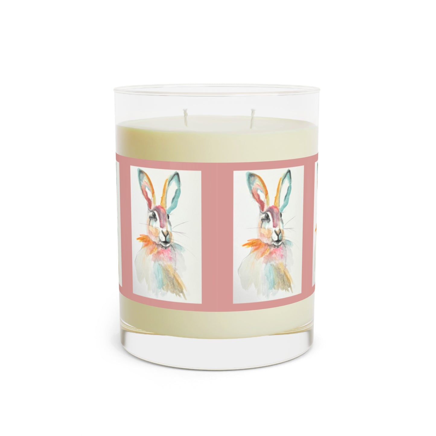 Wing Light Art Designs Happy Easter Bunny Scented Candle - Full Glass, 11oz