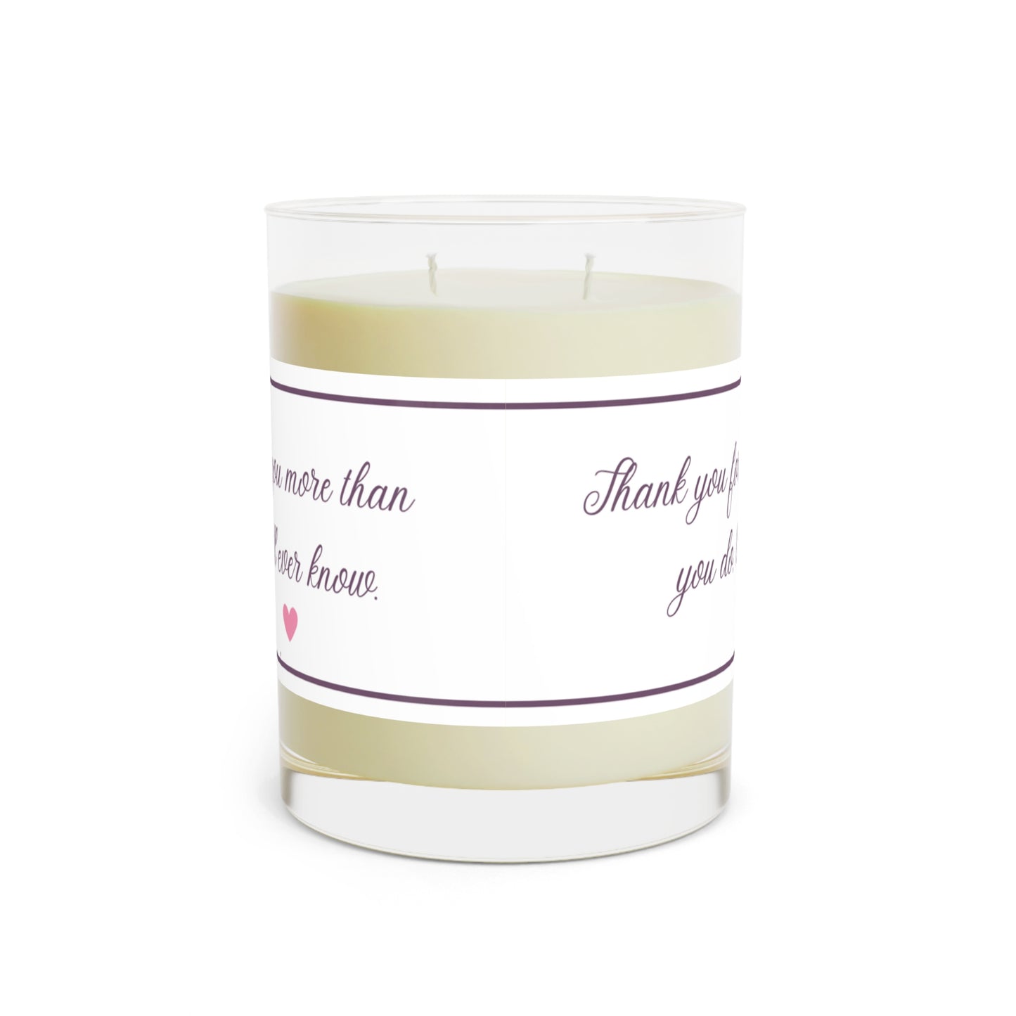 Unique Gifts for Mom You Can Sign It Mother's Day Scented Candle - Full Glass, 11oz