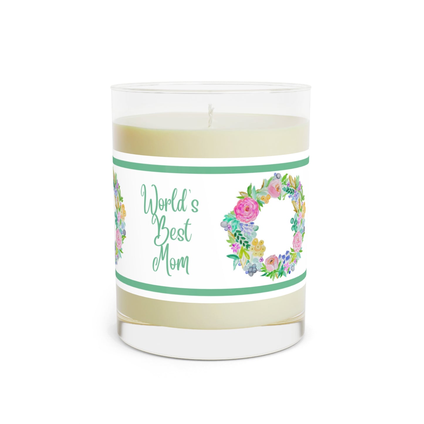 World's Best Mom Scented Candle - Full Glass, 11oz