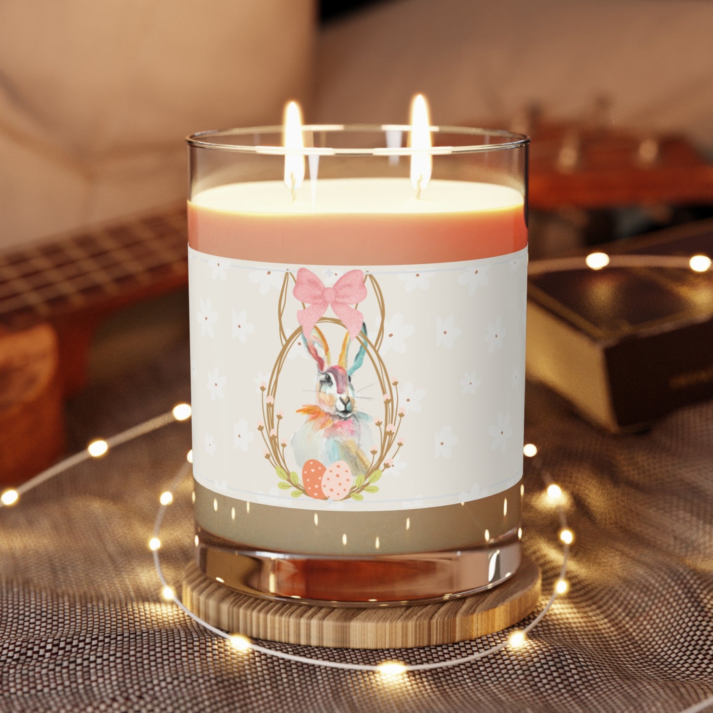 Some Bunny Loves You Gift Scented Soy Candle, Easter Decor, Easter Gift, Gift for Her, Gift for Him Easter Bunny Scented Candle - 11oz Glass Candle for Spring Celebrations