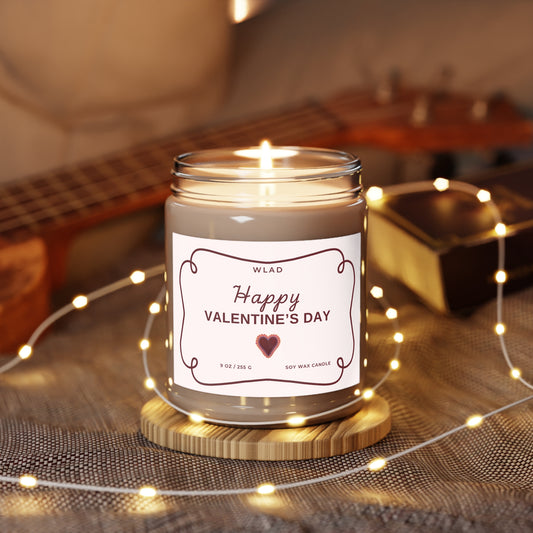 Valentines Day Gift For Girlfriend, Valentine's Gift For Her, Personalized Map Candle, Dating Gift, Valentine Gift Scented Candles, 9oz