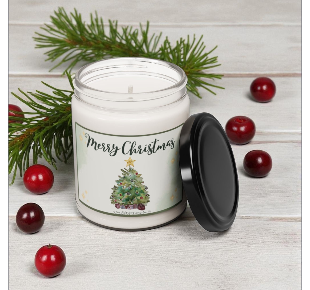Christmas Gift for Her Scented Soy Candle, Christmas Gift, Christmas Scented Candle Secret Santa Gift Stocking Filler Scented Soy Candle, 9oz