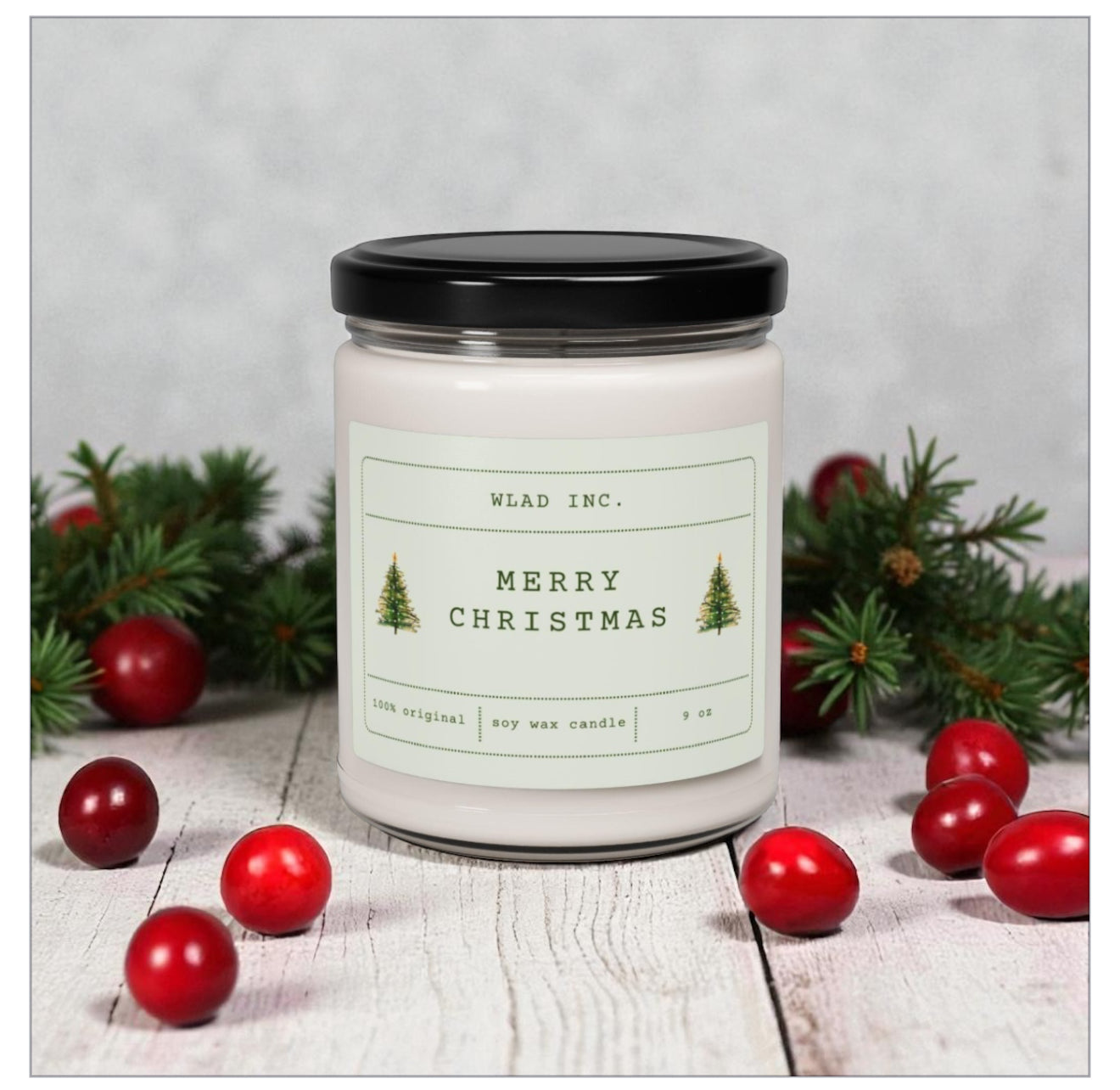 Christmas Warmth Christmas Gifts Candles Gifts Candles Unique Christmas Candles Gifts Christmas Decor Candles Scented Soy Candle, 9oz