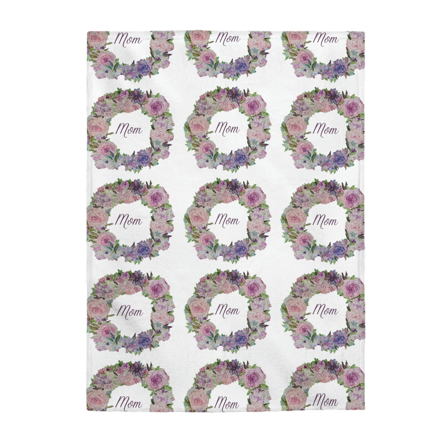 Mother's Day Velveteen Plush Blanket