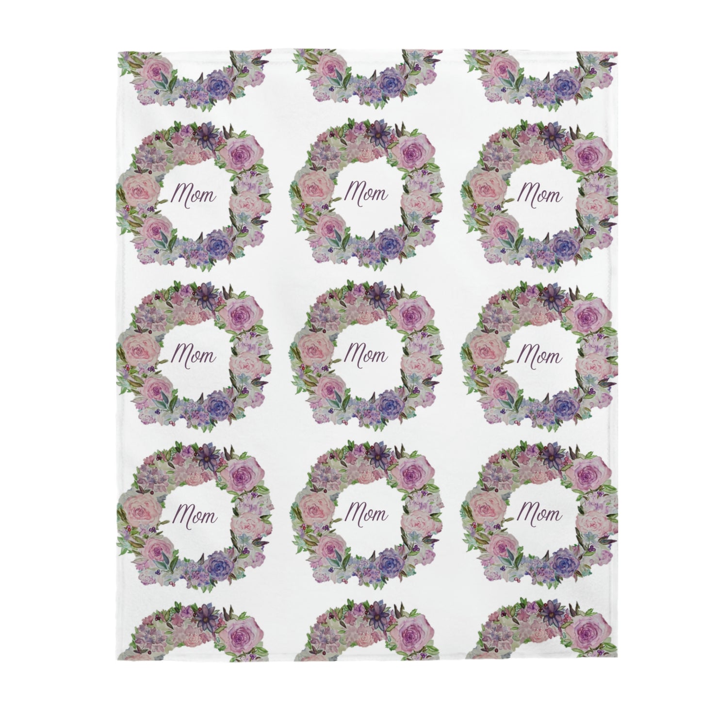 Mother's Day Velveteen Plush Blanket