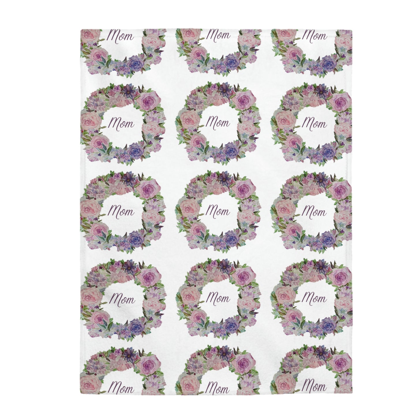 Mother's Day Velveteen Plush Blanket