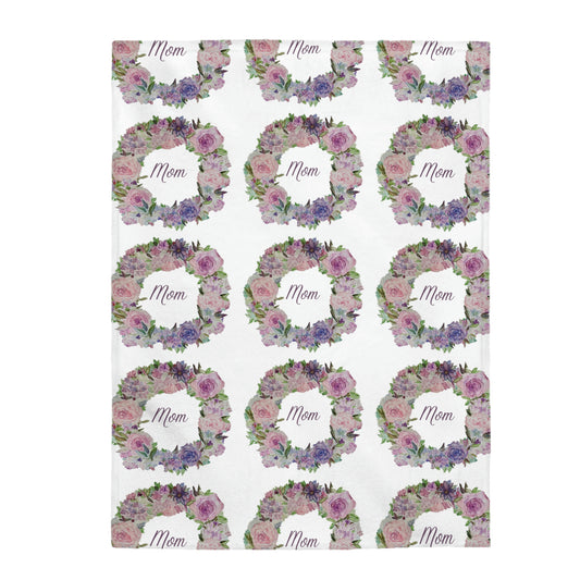 Mother's Day Velveteen Plush Blanket