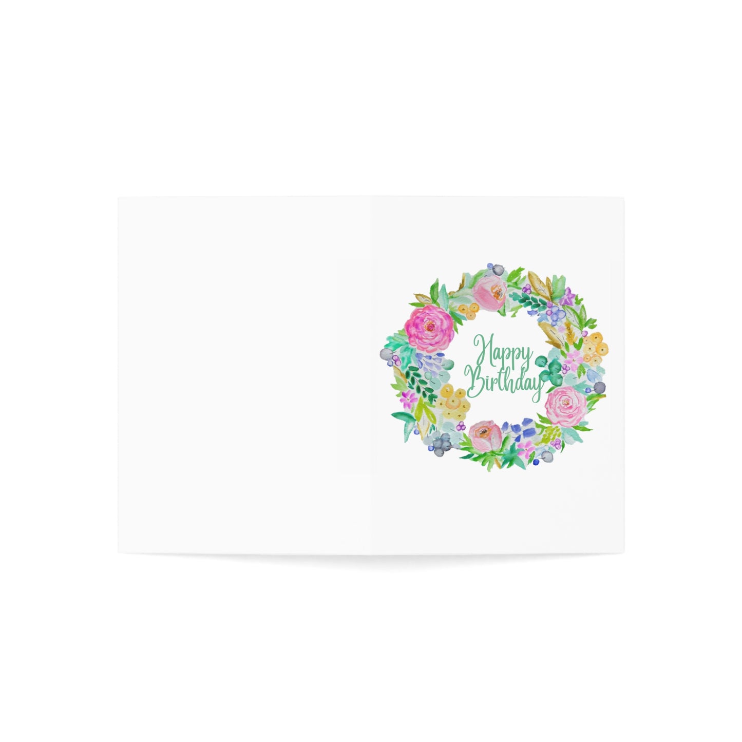 Wing Light Art Designs Happy Birthday Greeting Cards (1, 10, 30, and 50pcs)