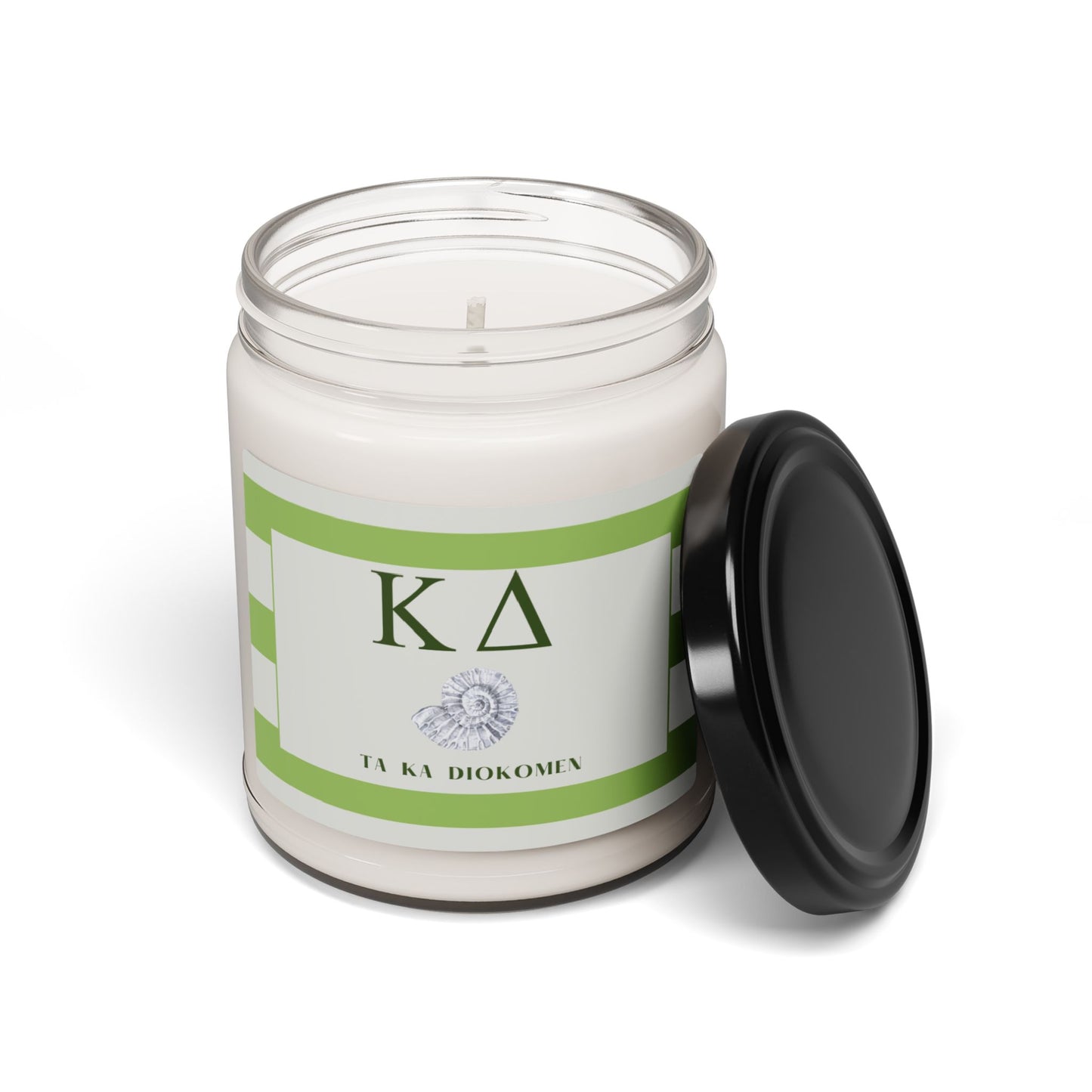 Kappa Delta // Sorority 9 oz Hand Poured All Natural Soy Candles // Personalized Option // Choose Your Scent // Greek Letters Scented Soy Candle, 9oz