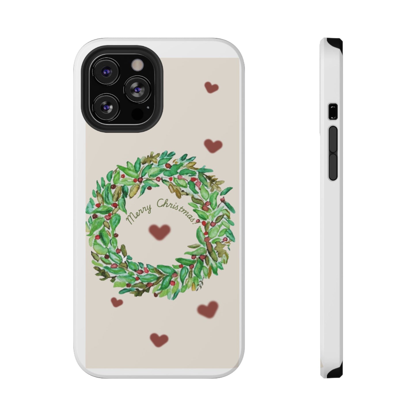 Merry Christmas Phone Case for iPhone 16, 16 Plus, 16 Pro 16 Pro Max, iPhone 15, 15 Plus, 15 Pro 15 Pro Max, Plus 14, 13, 12 and 11 Impact-Resistant Cases