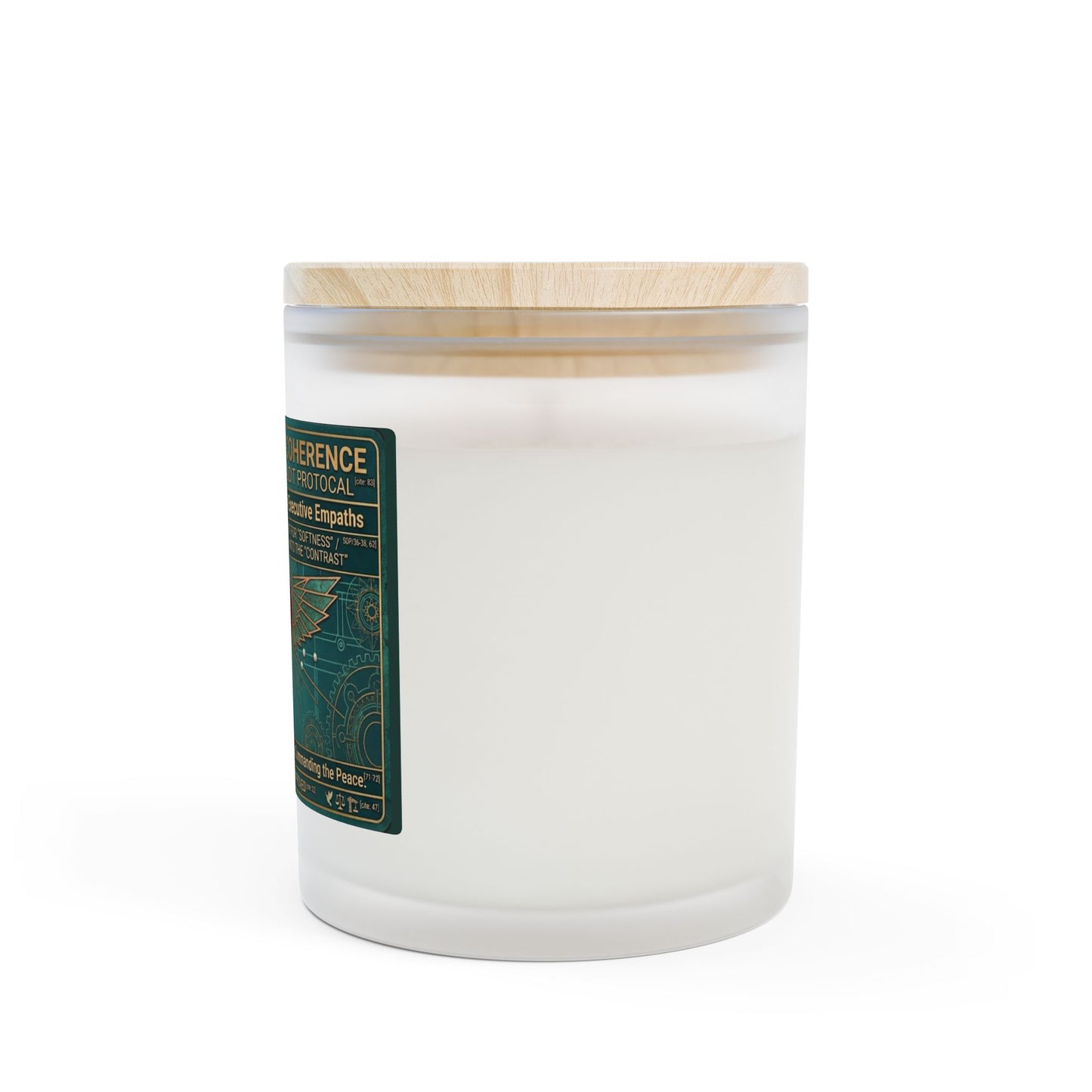 The Sovereign Audit™ Systemic Heart Chakra Frosted Glass Candle — 11oz Aromatherapy Candle
