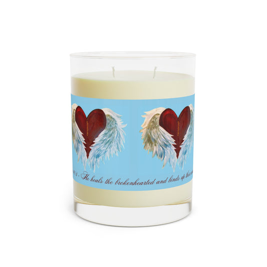 Wing Light Art Designs Healing Heart Scented Candle - Full Glass, 11oz