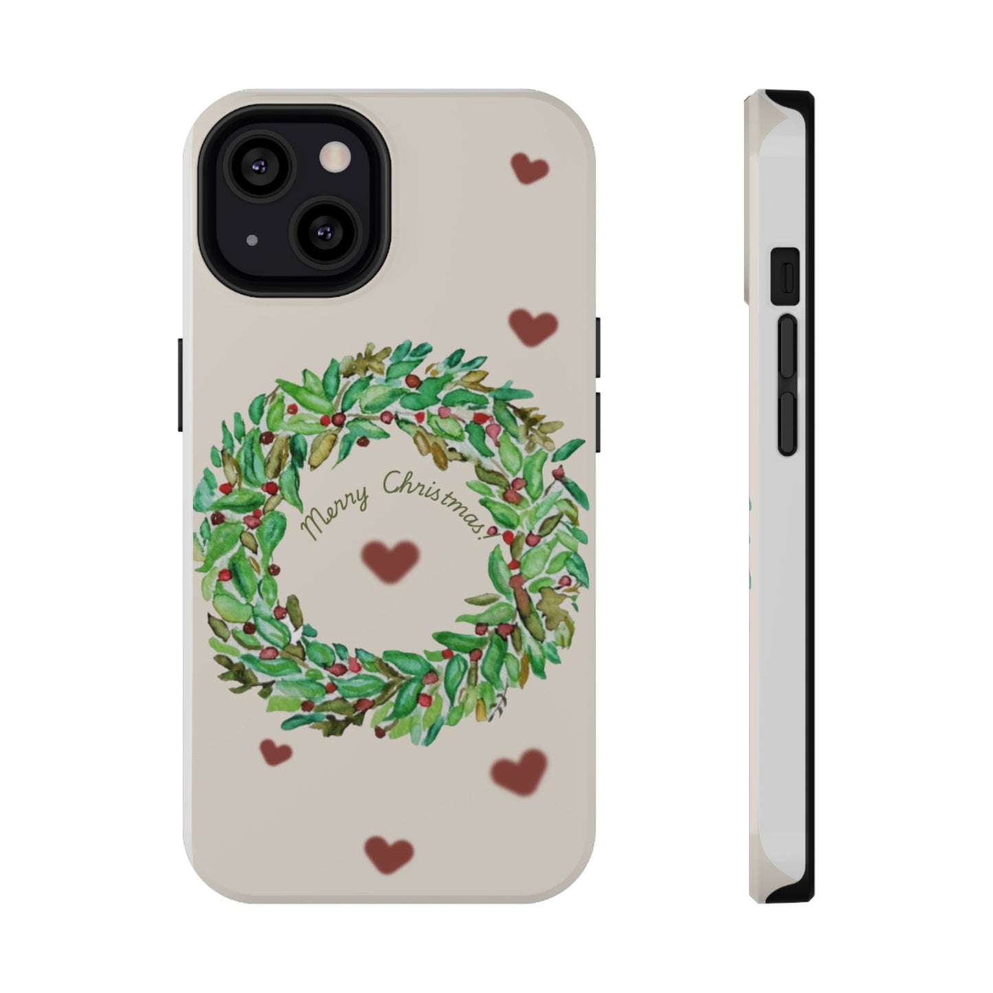 Merry Christmas Phone Case for iPhone 16, 16 Plus, 16 Pro 16 Pro Max, iPhone 15, 15 Plus, 15 Pro 15 Pro Max, Plus 14, 13, 12 and 11 Impact-Resistant Cases