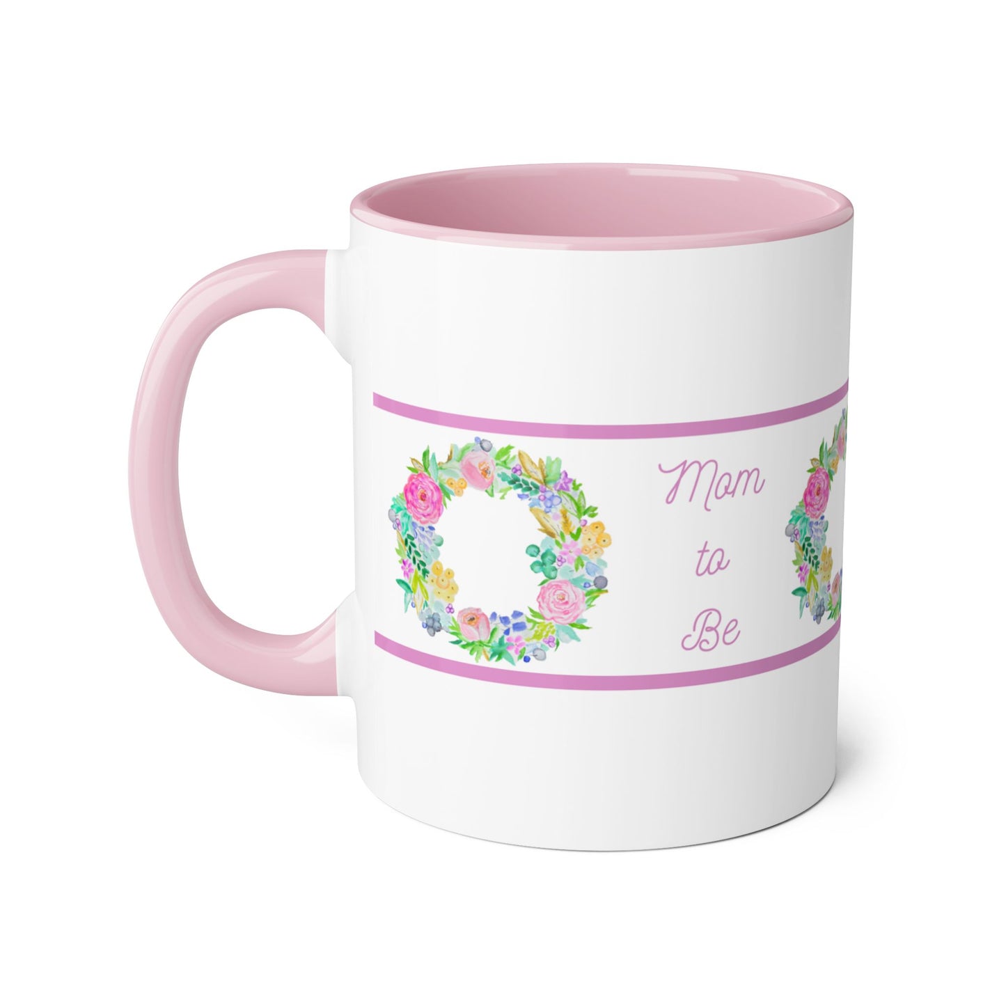 Wing Light Art Designs Mom to Be Accent Mugs, 11oz