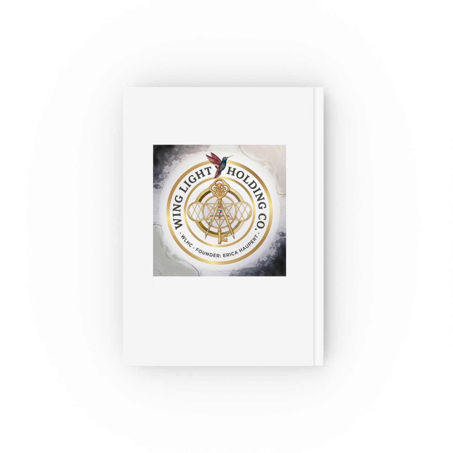 The Sovereign Audit™ Hardback Journal —Blueprint Cover, Spiritual Mandala Notebook