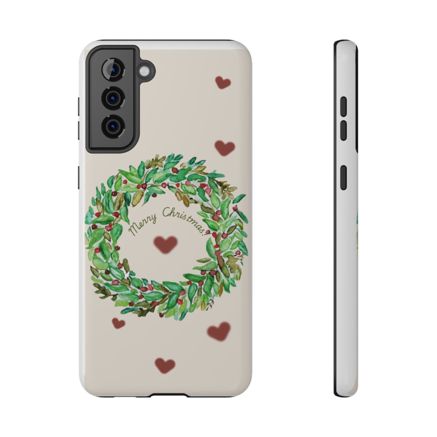 Merry Christmas Phone Case for iPhone 16, 16 Plus, 16 Pro 16 Pro Max, iPhone 15, 15 Plus, 15 Pro 15 Pro Max, Plus 14, 13, 12 and 11 Impact-Resistant Cases