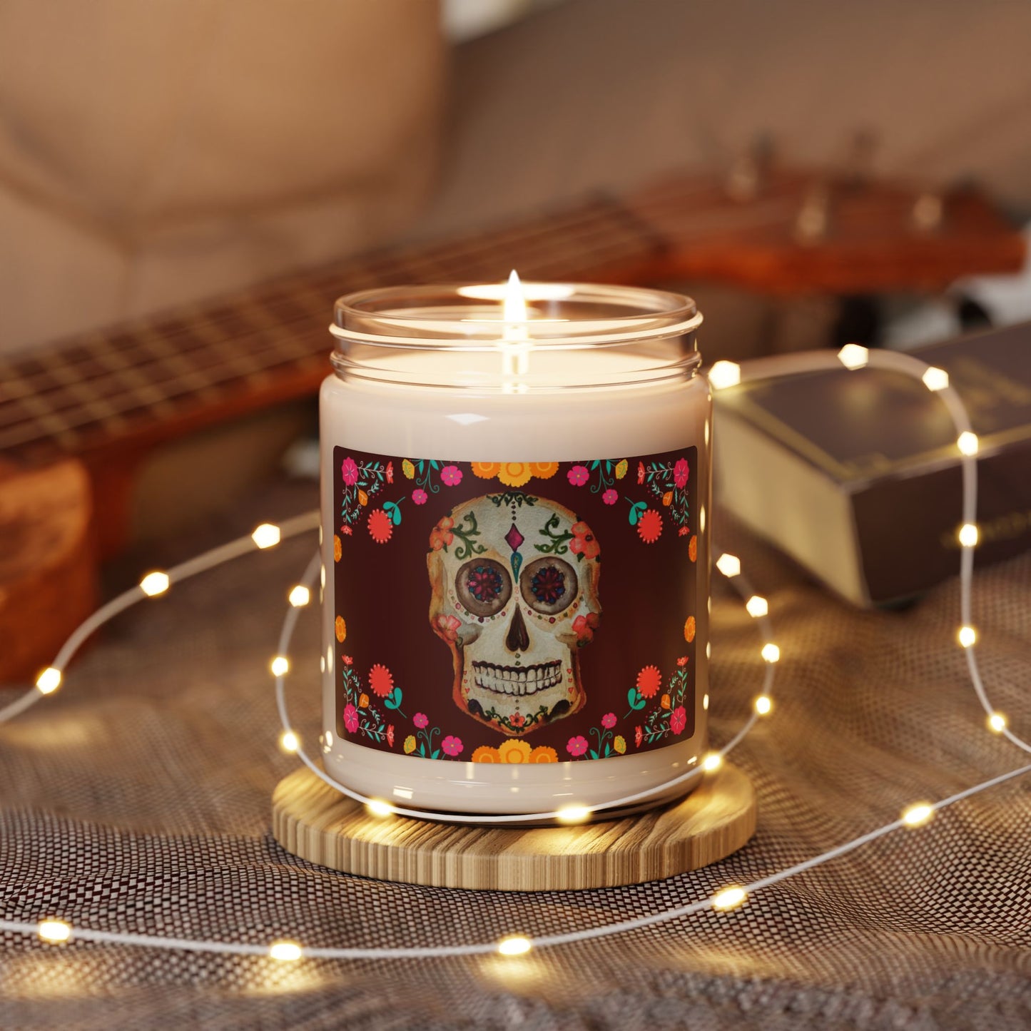 Skull Candle Skeleton Candle Halloween Candles Halloween Candle Halloween Gifts Halloween Decor Holiday Candles Fall Candles Scented Soy Candle, 9oz