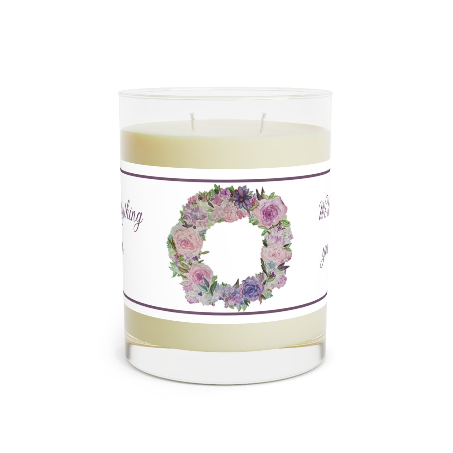 Eco-Friendly 100% Natural Soy Wax Candle for Mom Scented Aromatherapy Candle - Full Glass, 11oz