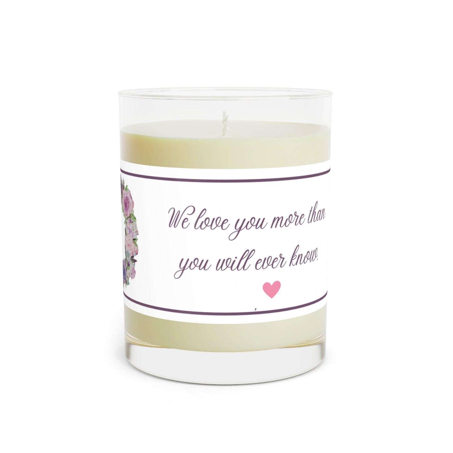 Wing Light Art Designs You Can Sign It Mother's Day Scented Candle - Full Glass, 11oz