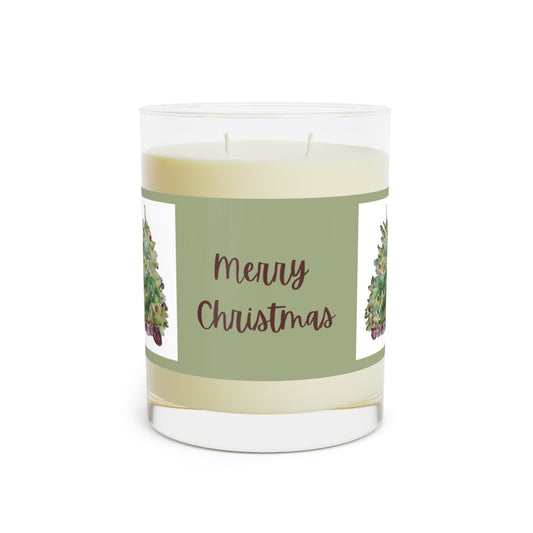 Wing Light Art Designs Christmas Tree (Green) Scented Candle - Full Glass, 11oz