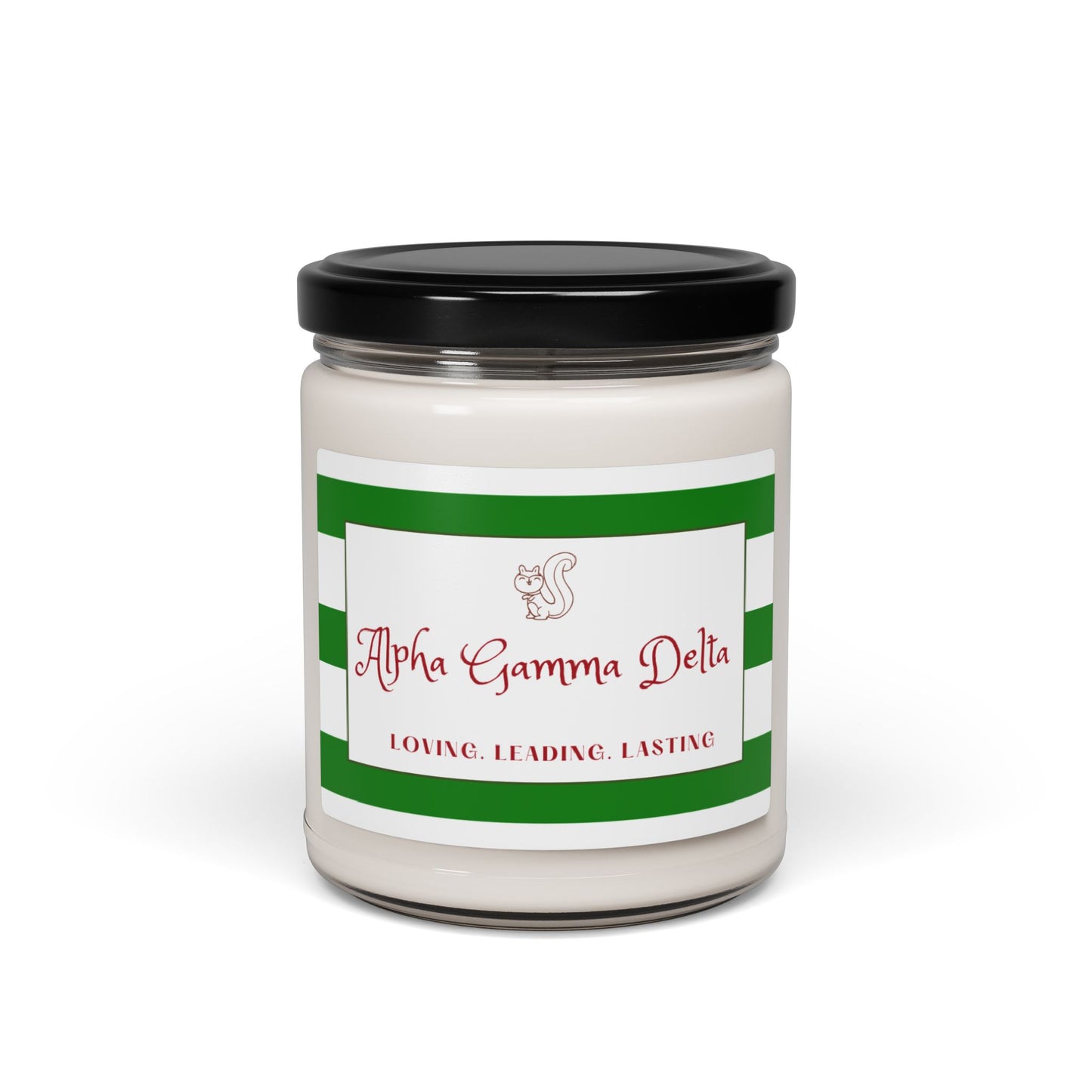 Alpha Gamma Delta // Sorority 9 oz Hand Poured All Natural Soy Candles // Choose Your Scent // Greek Letters Scented Soy Candle, 9oz