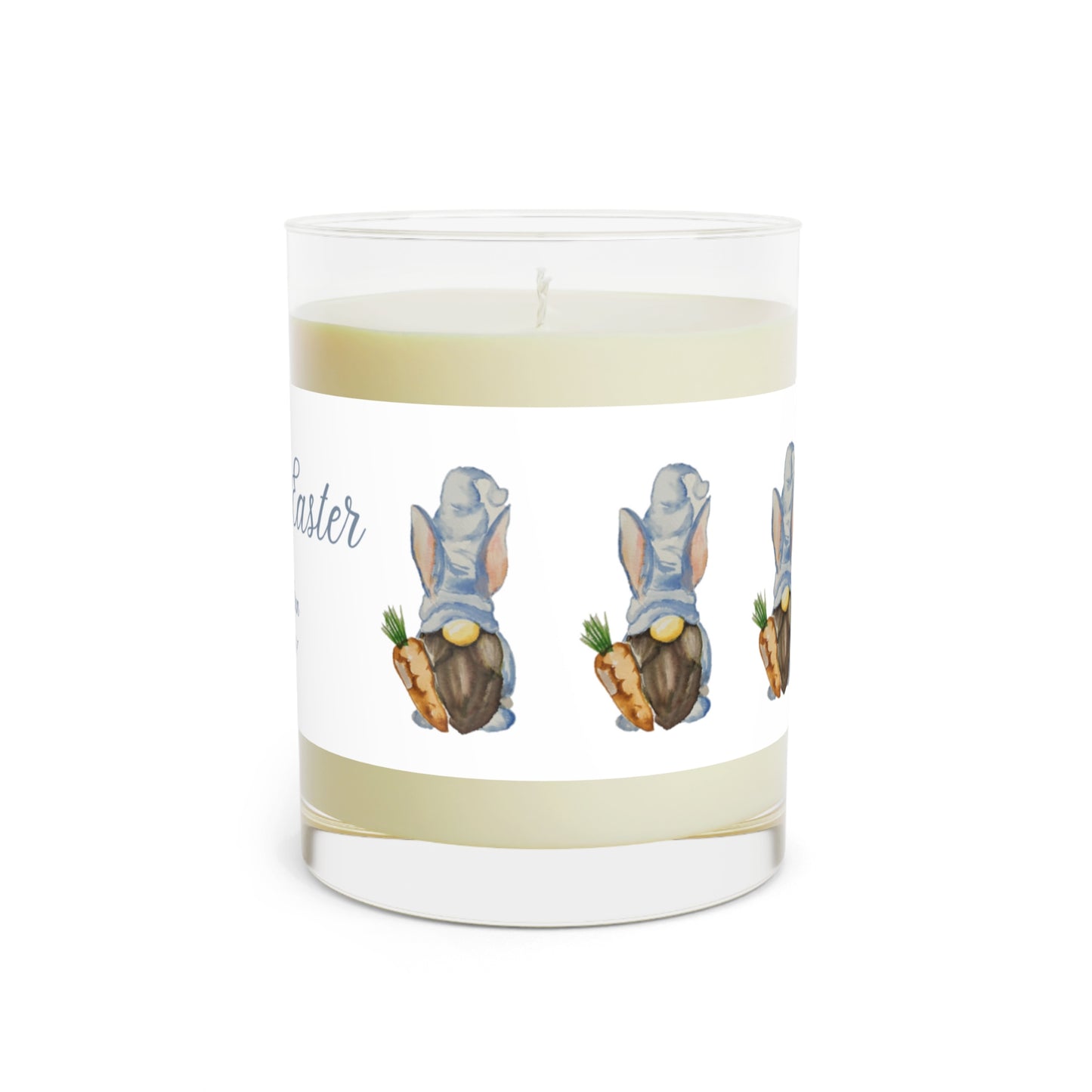 Wing Light Art Designs Bunny Gnome Scented Candle - Full Glass, 11oz