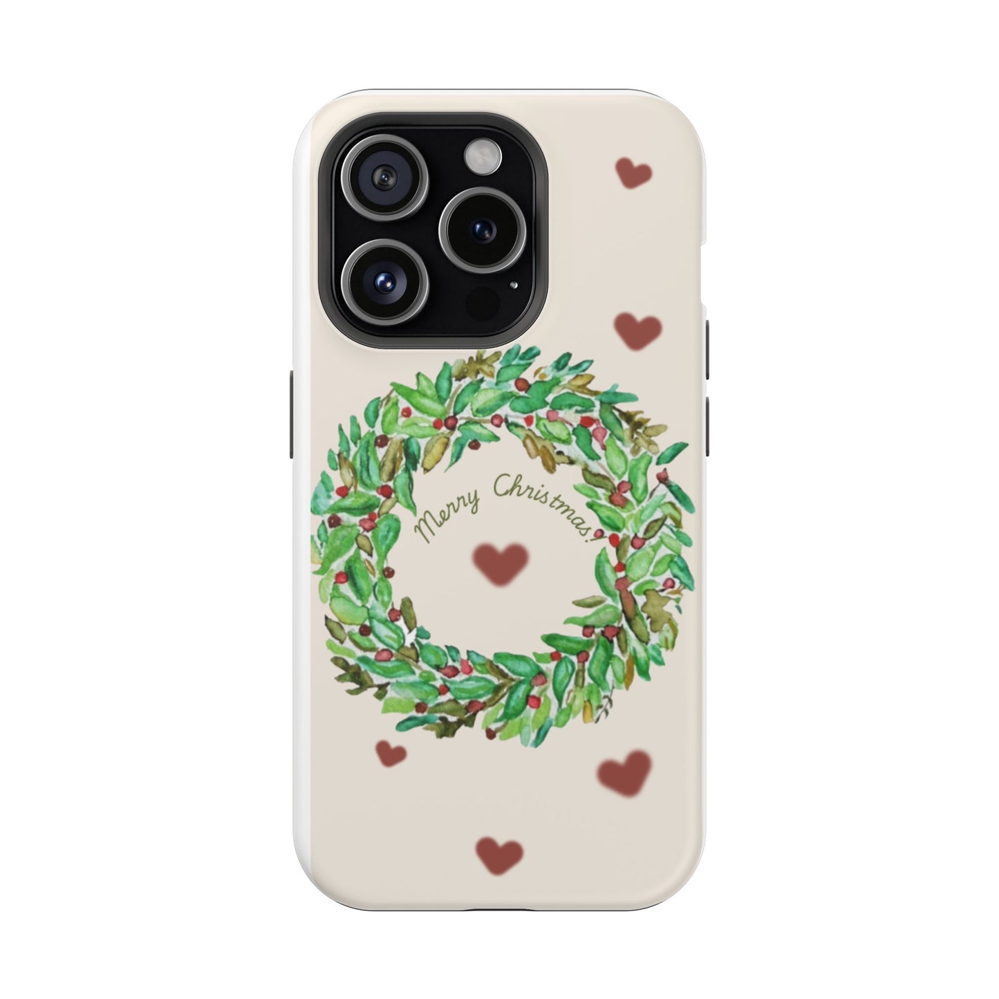 Merry Christmas Phone Case for iPhone 16, 16 Plus, 16 Pro 16 Pro Max, iPhone 15, 15 Plus, 15 Pro 15 Pro Max, Plus 14, 13, 12 and 11 Impact-Resistant Cases