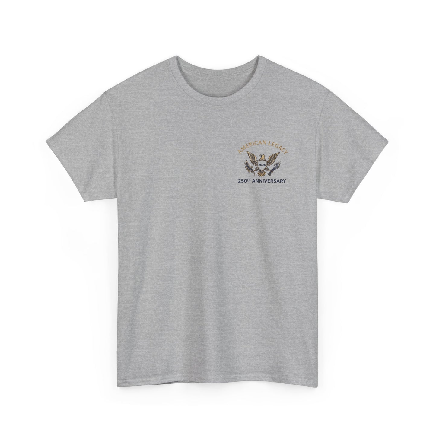250th 4th of July Commemorative T-Shirt — Vintage Eagle 'Land of Liberty' Graphic Tee