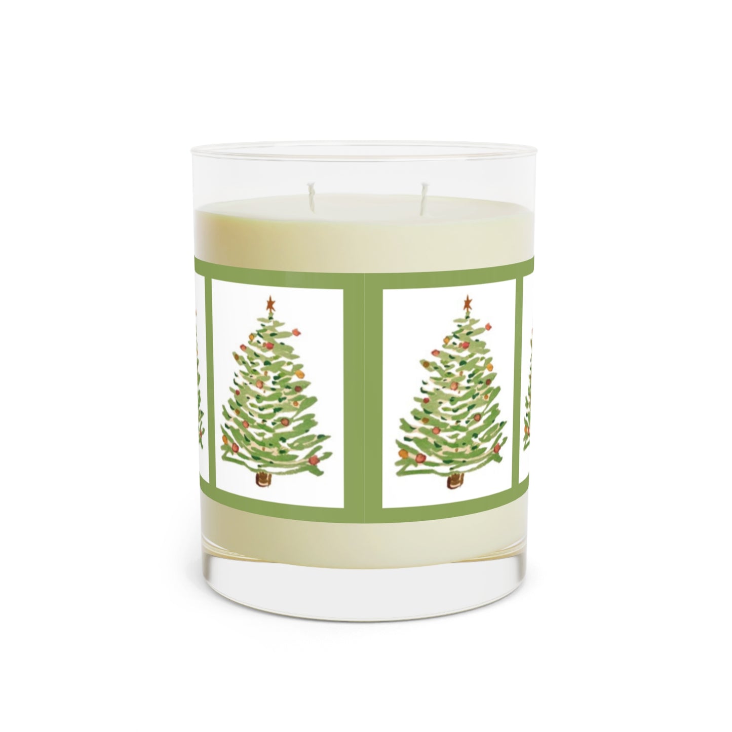 Wing Light Art Designs Whimsical Holiday Trees Scented Candle - Full Glass, 11oz