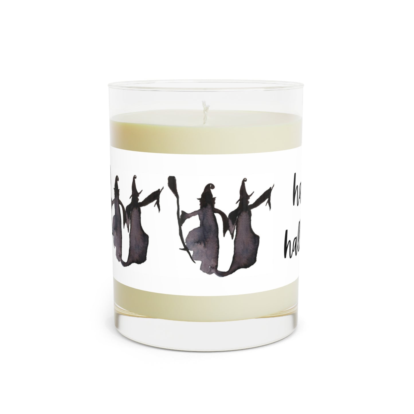 Wing Light Art Designs Halloween Witches Scented Candle - Full Glass, 11oz