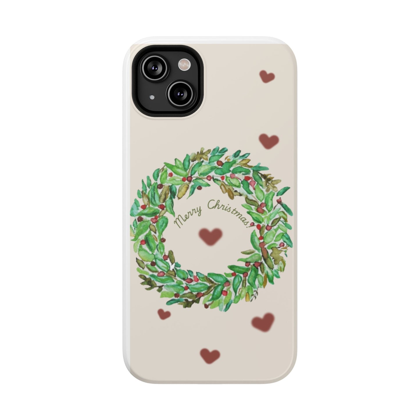 Merry Christmas Phone Case for iPhone 16, 16 Plus, 16 Pro 16 Pro Max, iPhone 15, 15 Plus, 15 Pro 15 Pro Max, Plus 14, 13, 12 and 11 Impact-Resistant Cases