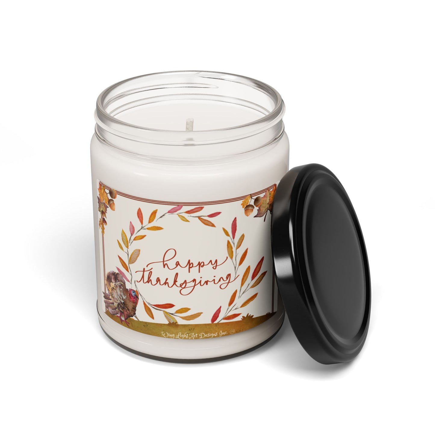 Thankful Candles - Fall Candles - Gratitude Candle - Grateful & Thank You Candle - Thanksgiving Candle - Soy Candle, 9oz