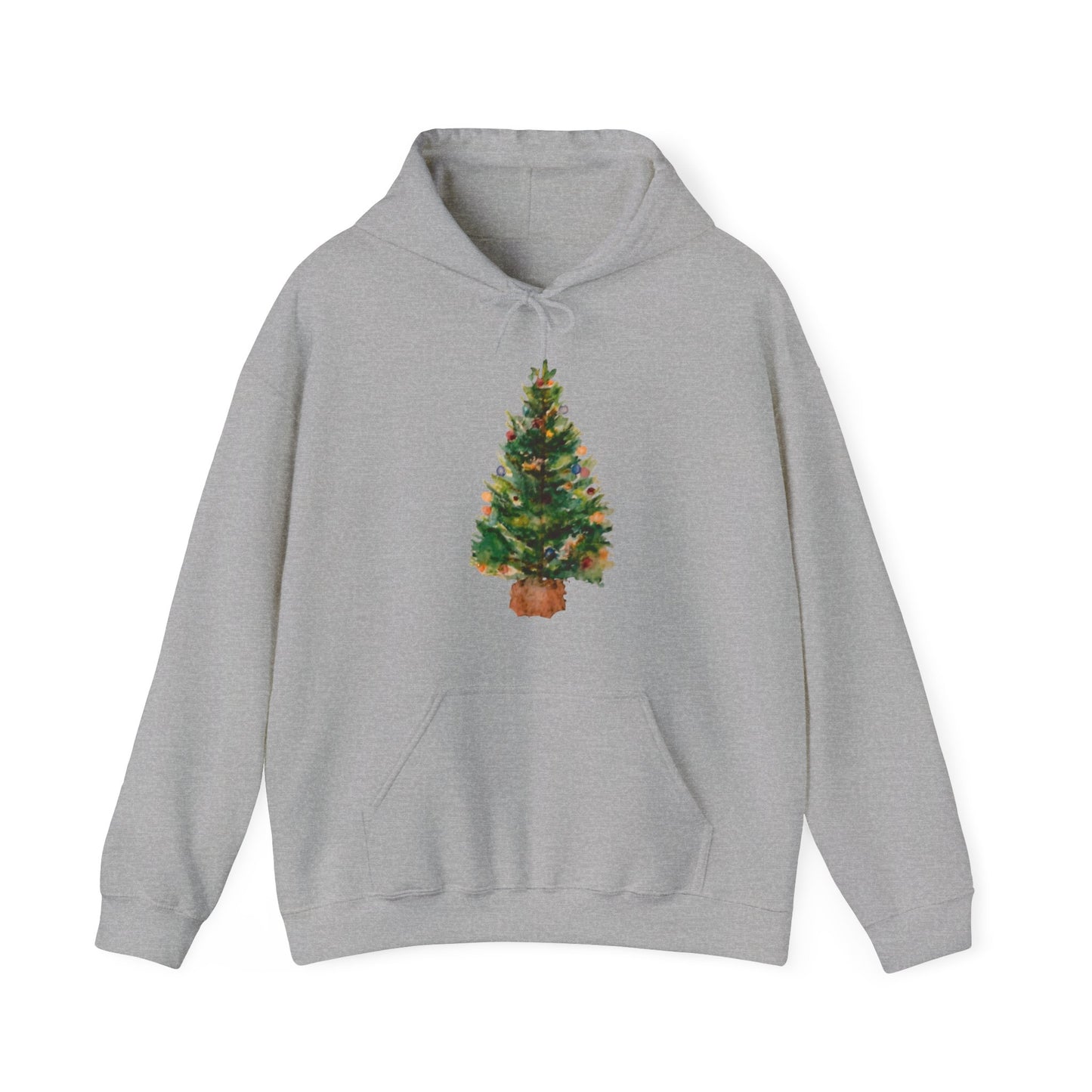 Green Tree Christmas Hoodıe, Christmas Sweater, Christmas Crewneck, Christmas Tree Sweatshirt, Holiday Sweaters for Women, Winter Sweatshirt Antique Christmas Tree Unisex Heavy Blend™ Hooded Sweatshirt