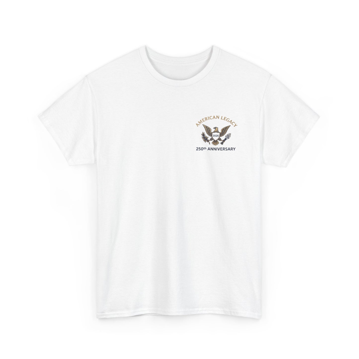 250th 4th of July Commemorative T-Shirt — Vintage Eagle 'Land of Liberty' Graphic Tee