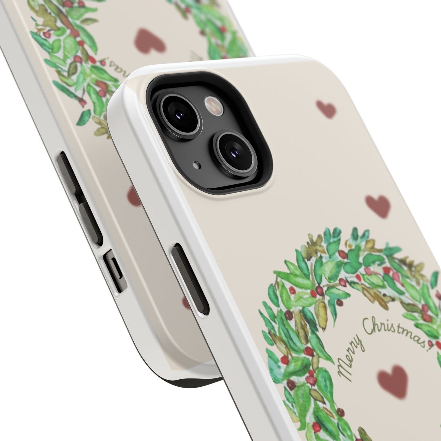 Merry Christmas Phone Case for iPhone 16, 16 Plus, 16 Pro 16 Pro Max, iPhone 15, 15 Plus, 15 Pro 15 Pro Max, Plus 14, 13, 12 and 11 Impact-Resistant Cases