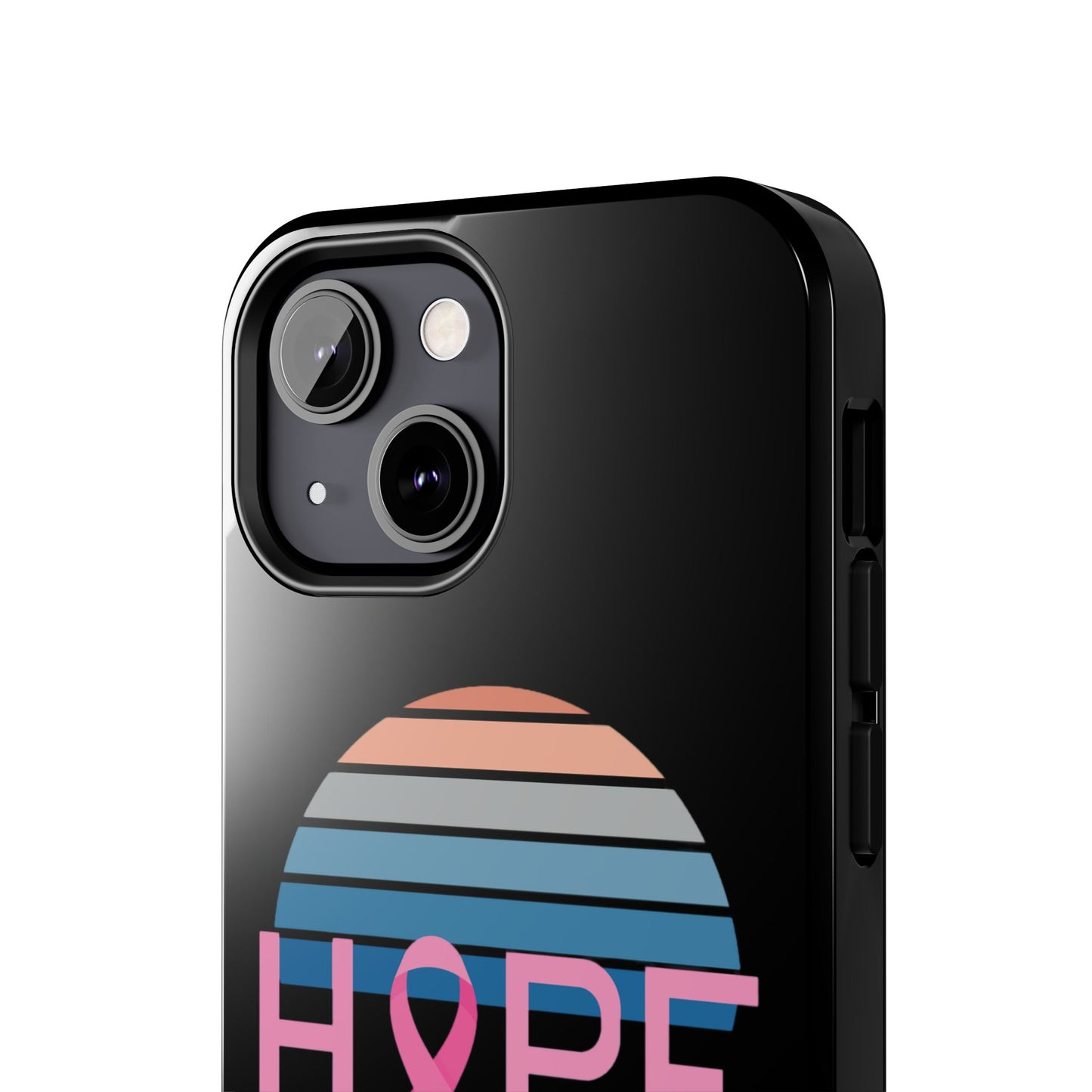 Hope Wins, Cancer Warrior Gift, Support Gift, Breast Cancer Survivor Gift, Cancer Tough Phone Cases, Survivor Gift, Pink Phone iPhone