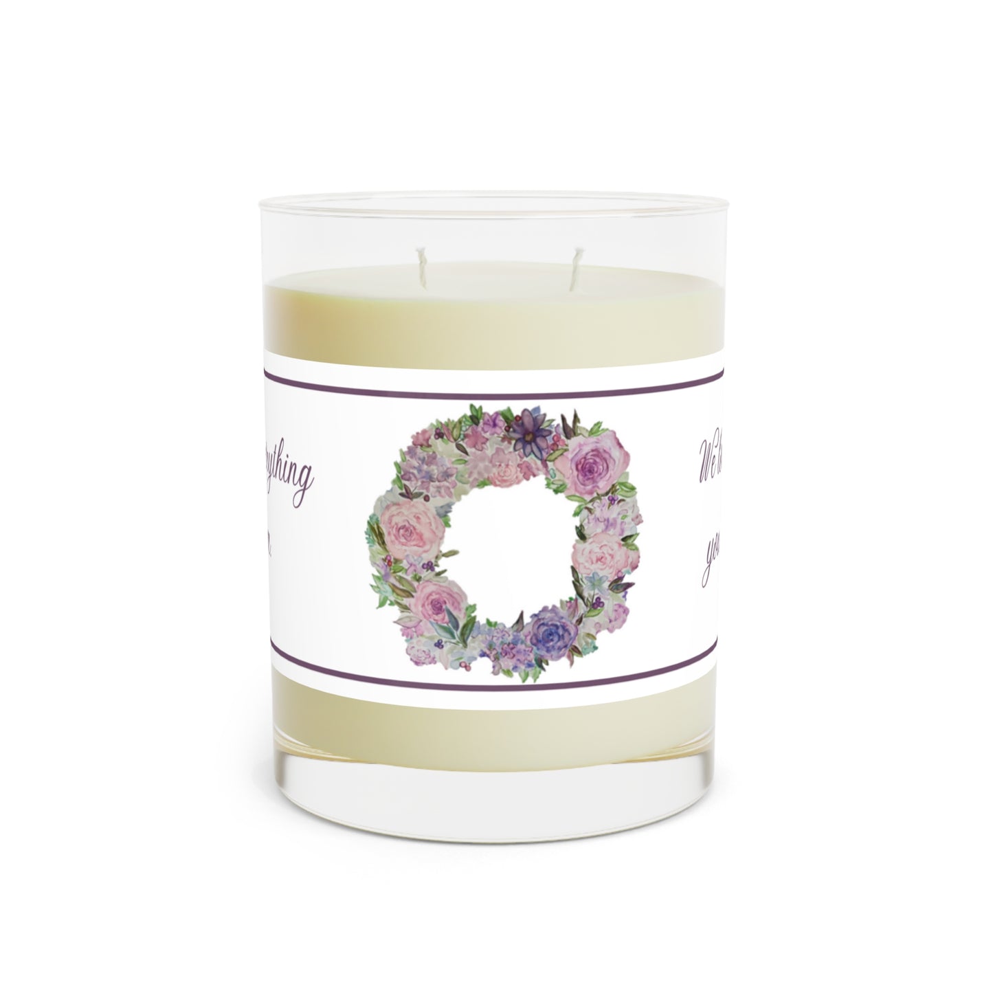 Wing Light Art Designs You Can Sign It Mother's Day Scented Candle - Full Glass, 11oz