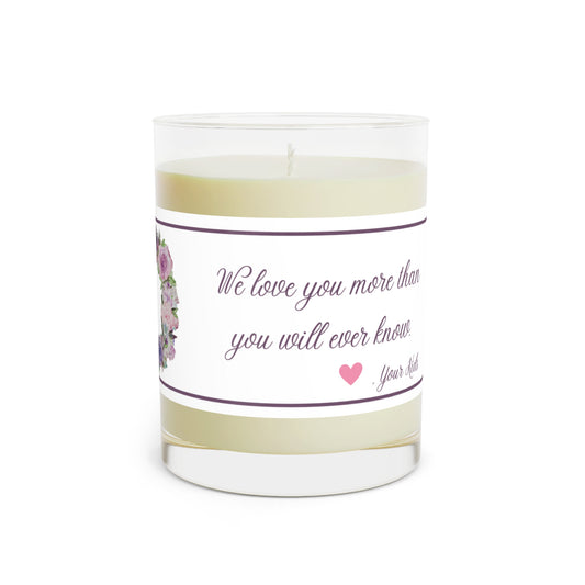 Wing Light Art Designs Thank You Mom Scented Candle - Full Glass, 11oz