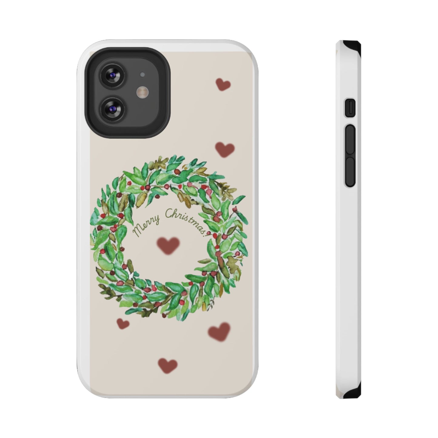 Merry Christmas Phone Case for iPhone 16, 16 Plus, 16 Pro 16 Pro Max, iPhone 15, 15 Plus, 15 Pro 15 Pro Max, Plus 14, 13, 12 and 11 Impact-Resistant Cases